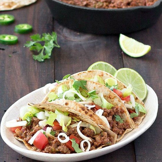 Easy Ground Beef Tacos