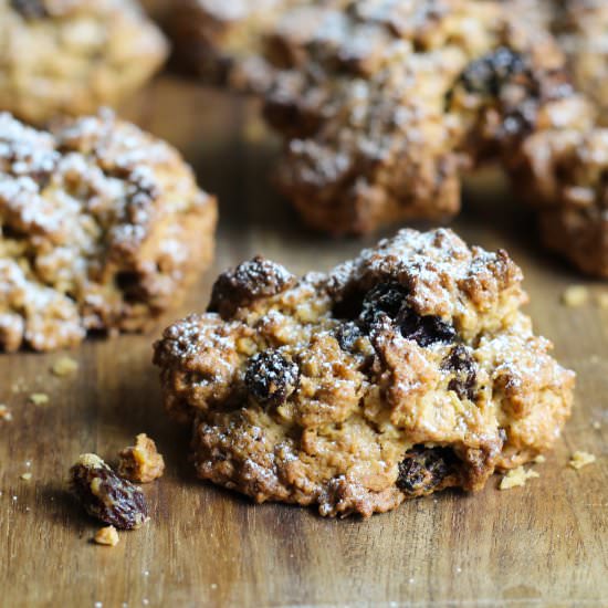 Gluten Free Oat and Fruit Rock Cake