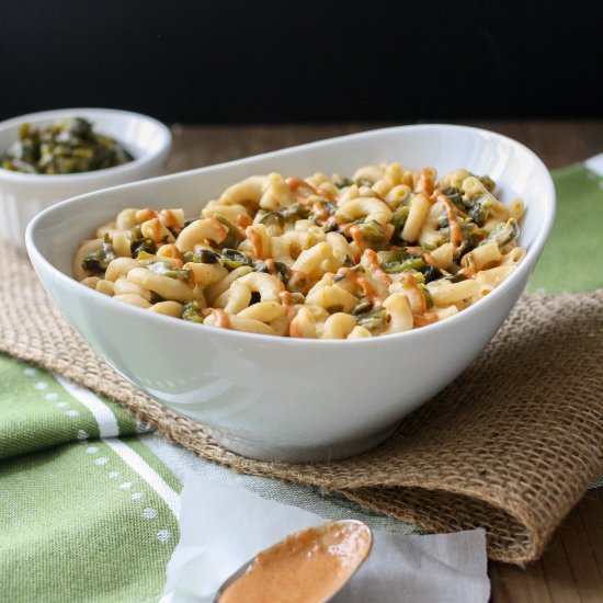 Roasted Poblano Mac and Cheese