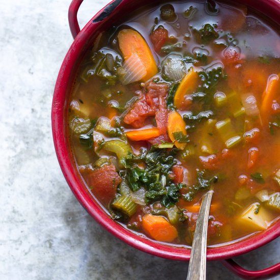 No-recipe Minestrone Soup