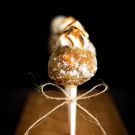 Lemon Meringue Cake Pops