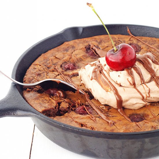 Black Forest Skillet Brownie