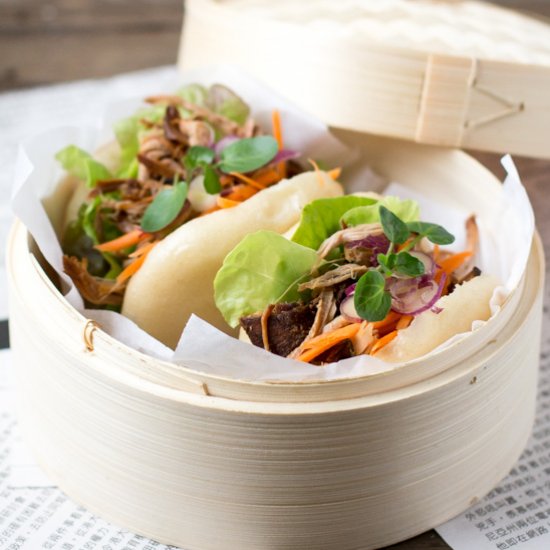 Pulled Pork Bao Buns