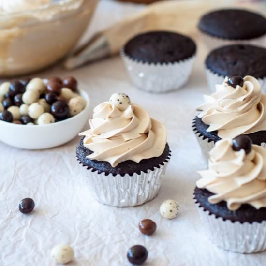 Best Ever Double Chocolate Cupcakes