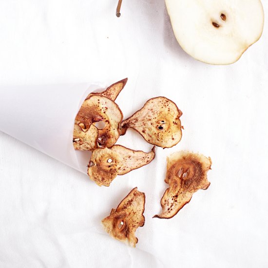 Roasted Cinnamon & Honey Pear Chips