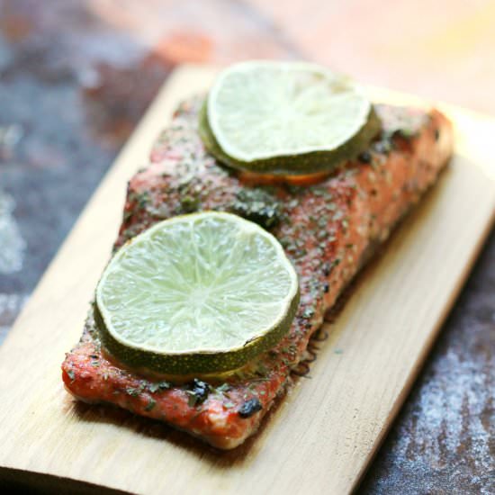 Black Garlic & Lime Salmon