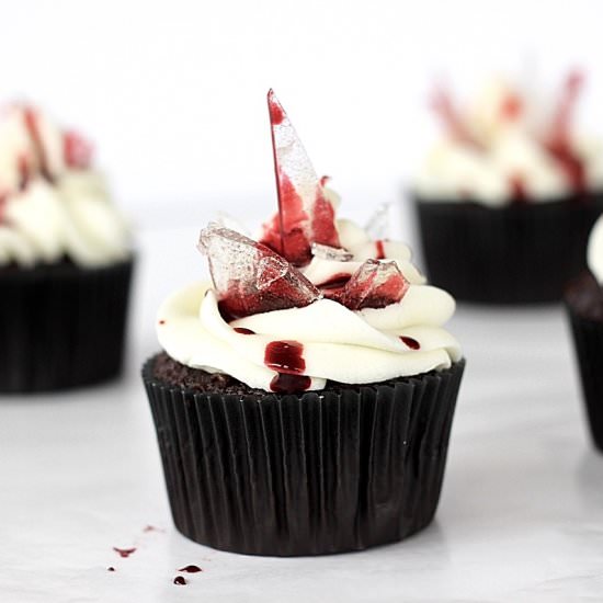 Broken Glass Cupcakes