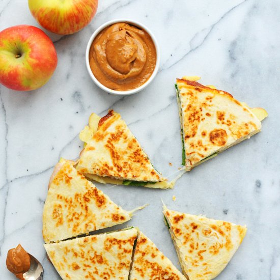 Turkey Apple Quesadillas