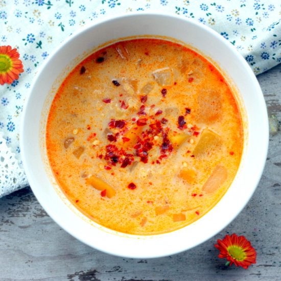 Thai Lentil & Butternut Squash Soup