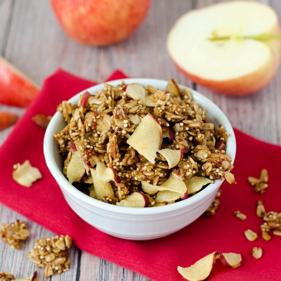 Apple Quinoa Granola