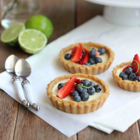 Berry Panna Cotta Tart