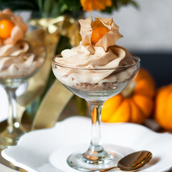 No Baked Spiced Pumpkin Cheesecakes