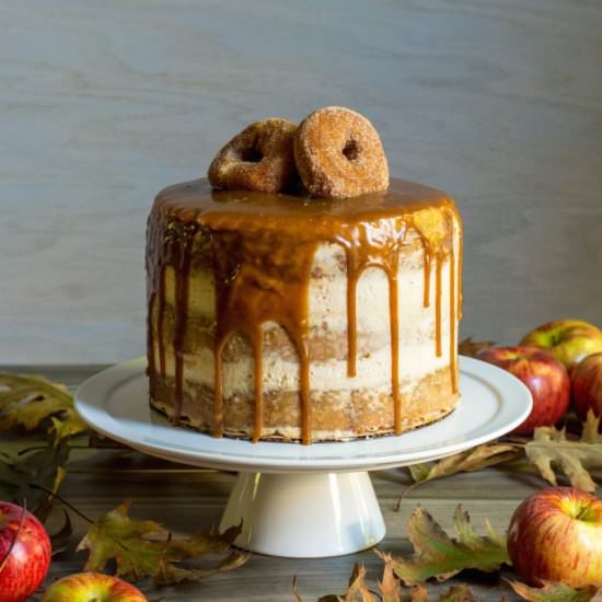 Apple Cider Doughnut Cake