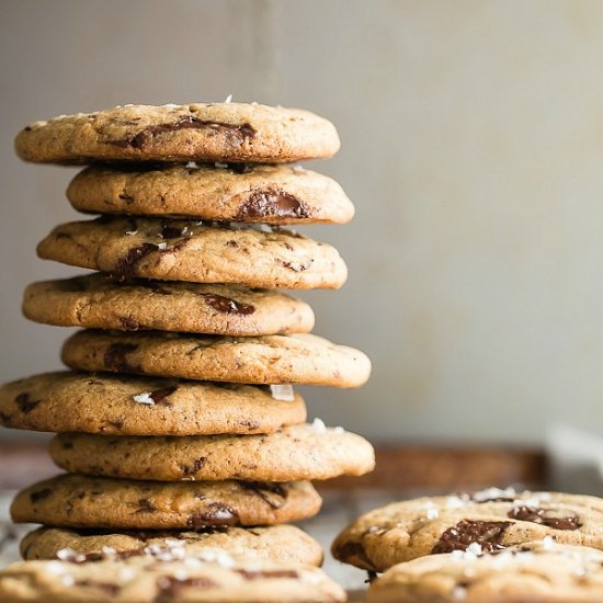 Salted Chocolate Caramel Cookies