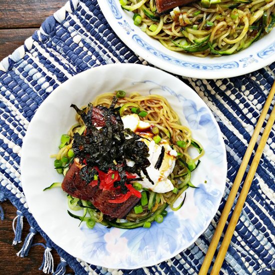 Japanese Cold Ramen with Unagi