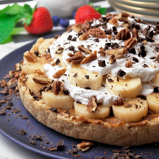 Raw Banoffee Pie