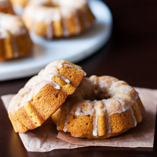 Brown Butter Baked Pumpkin Donut