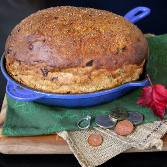 Irish Barmbrack Bread (yeasted)