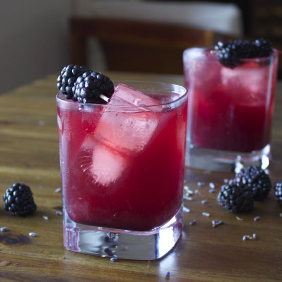 Blackberry Lavender Fizz