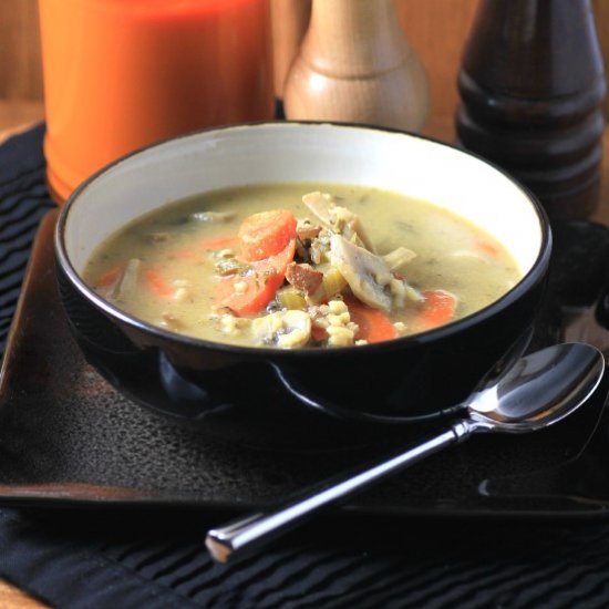 Mushroom and Wild Rice Soup