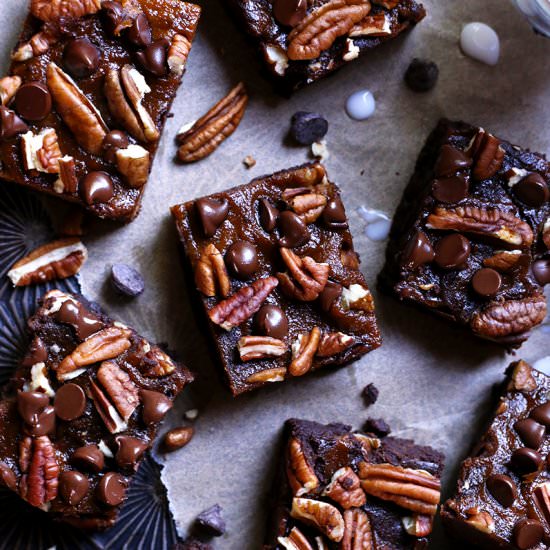 Pumpkin Pecan Brownies