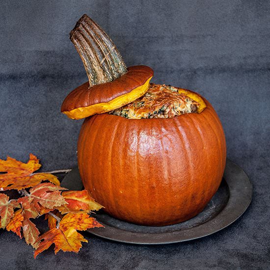 Dinner in a Pumpkin