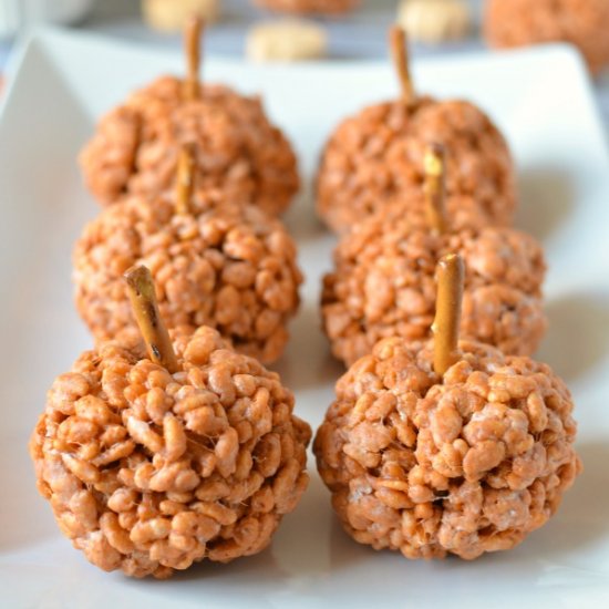 Pumpkin Spice Rice Krispie Treats