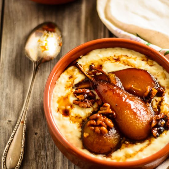 Creamy Ginger Rice Pudding