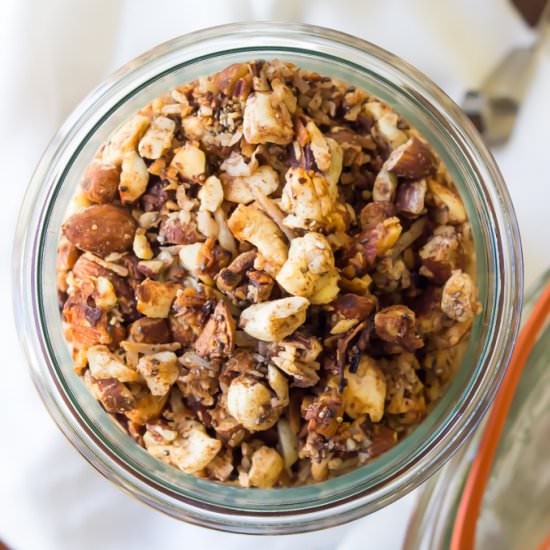 Pumpkin Spice Paleo Granola