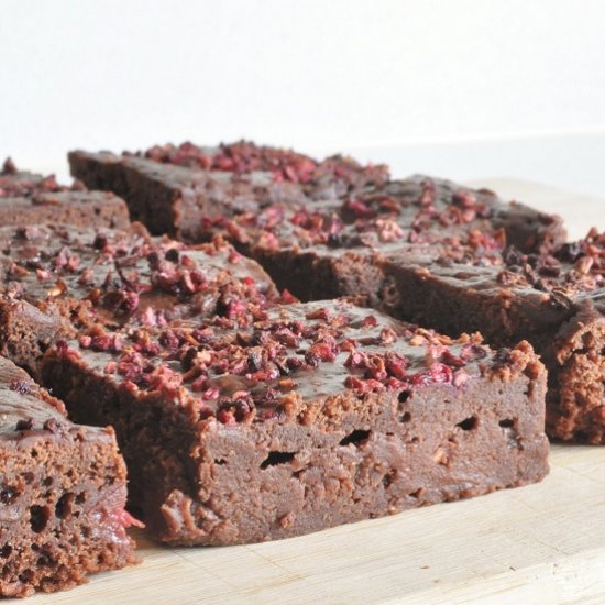 Sugar-Free Raspberry Brownies