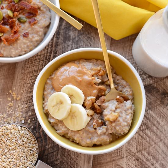 Maple Cinnamon Steel Cut Oats