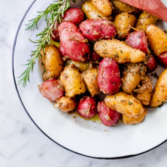 Braised Fingerling Potatoes