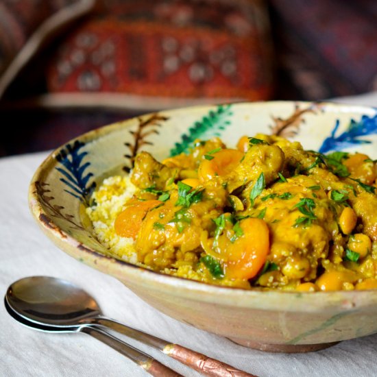 Chicken Tagine with Apricots