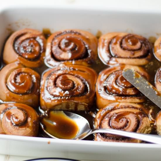 Sticky Toffee Breakfast Buns