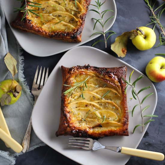 Apple Tarts w/ Rosemary-Lime Sugar