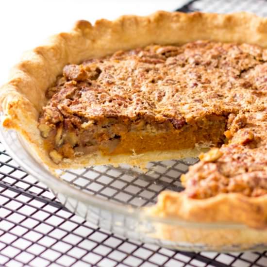 Maple Pecan Pumpkin Pie