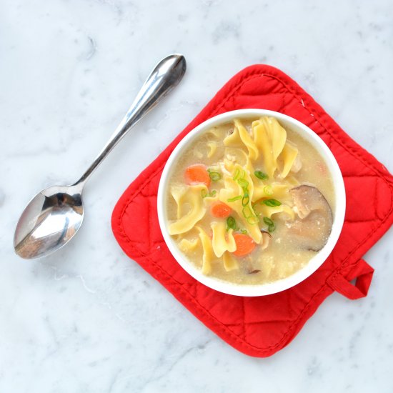 Chicken Noodle Miso Soup