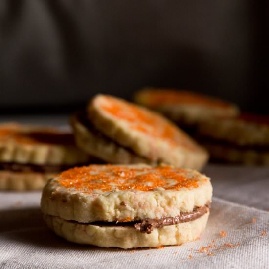 Halloween Sandwich Cookies