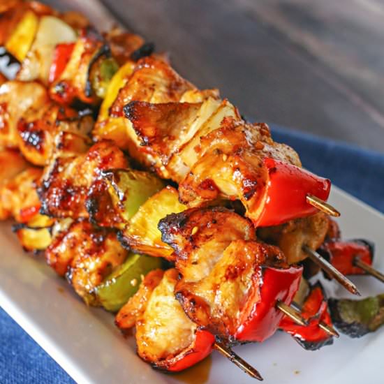 Teriyaki Chicken Kabobs