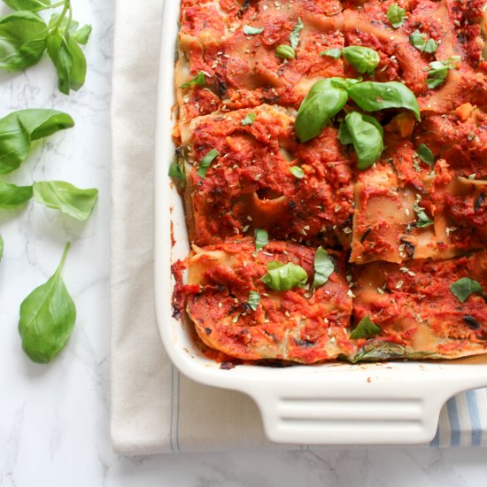 Healthy Cauliflower-Lasagna