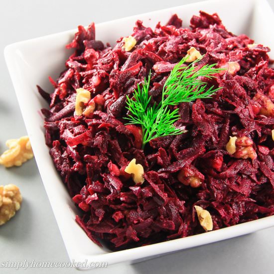 Beet and Walnut Salad