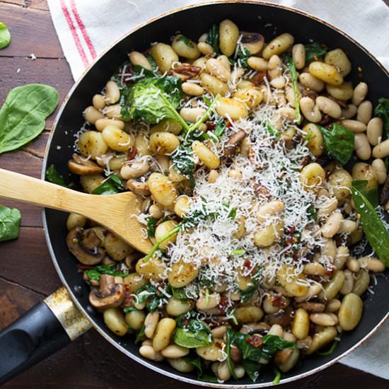 Gnocchi and White Bean Skillet