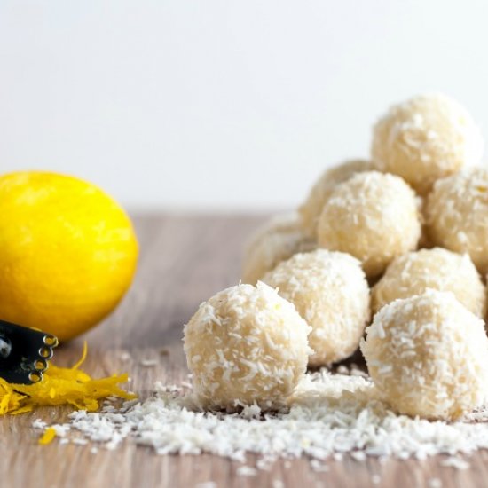 Coconut & Lemon Bliss Balls