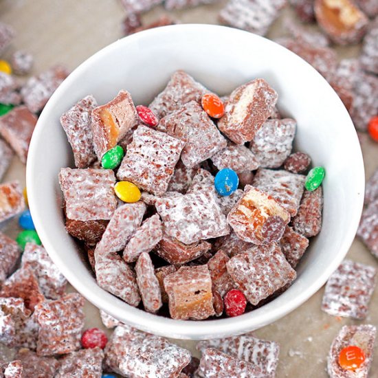 Halloween Candy Muddy Buddies