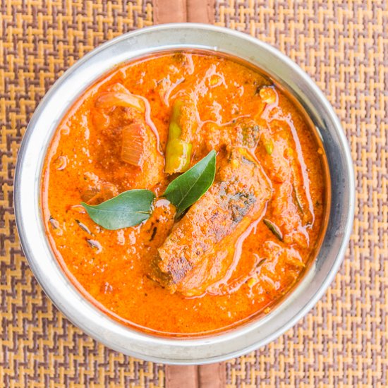 Kerala Fried Fish Curry