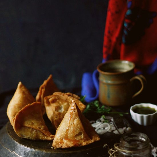 Keema(minced meat) Samosa