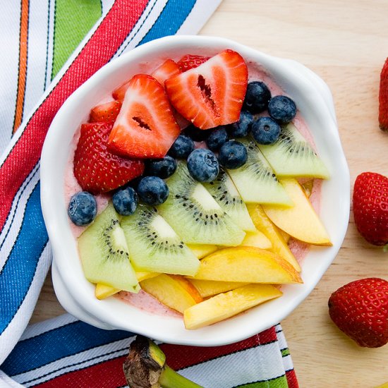 Strawberry Banana Smoothie Bowl