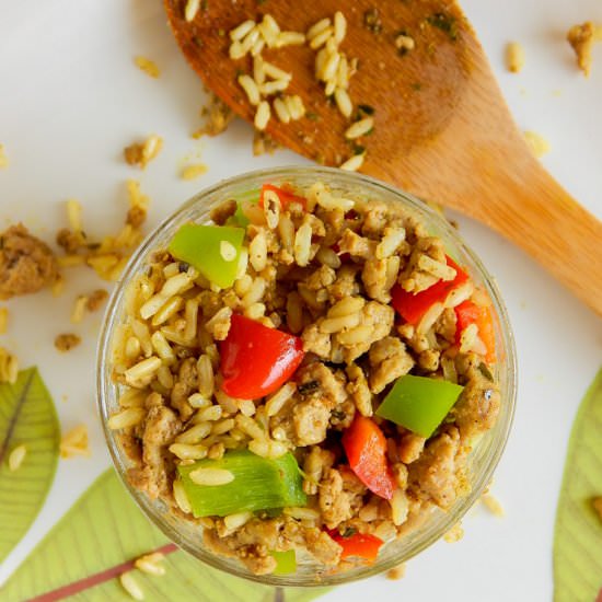 Indian Fried Rice Bowl