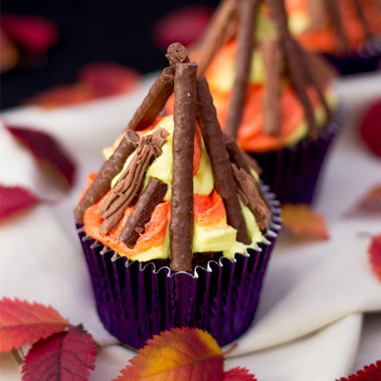 Bonfire Cupcakes