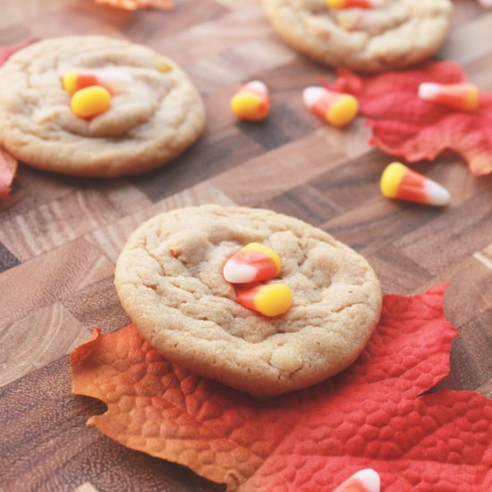 Peanut Butter Candy Corn Cookies